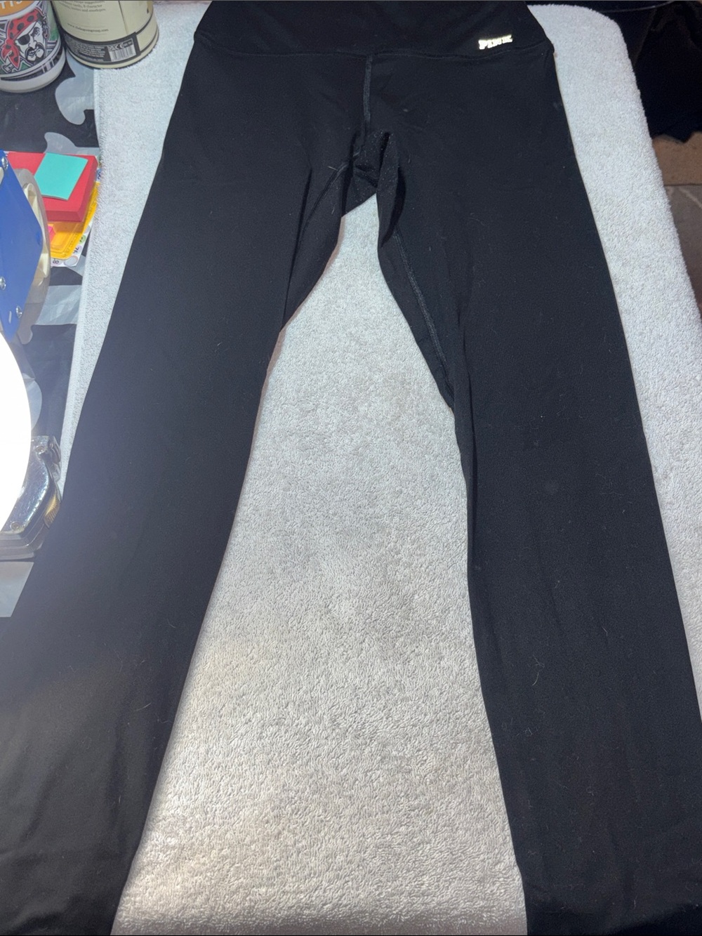 PINK Victoria's Secret Black High-Rise Leggings